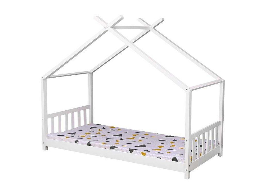 Cama De Crianca | Happy Garden Cama De Crianca 190X90Cm Gaspard Branco