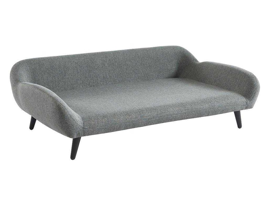 Acessorios Para Animais De Estimacao | Vente-unique Sofa Para Animais Em Tecido E Pes Em Metal C.99 X L.61 Cm Cinza - Zolia